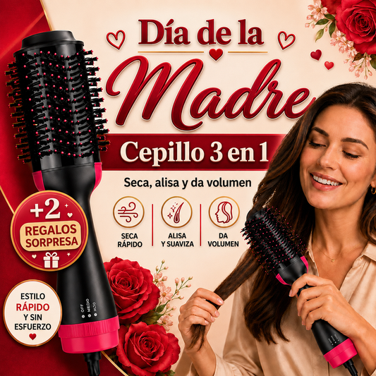 CEPILLO 3 EN 1 💖 (DUPE BABYLISS)