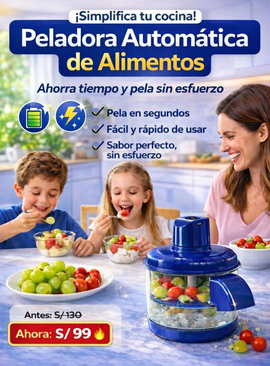 PELADORA AUTOMÁTICA DE ALIMENTOS 🔥