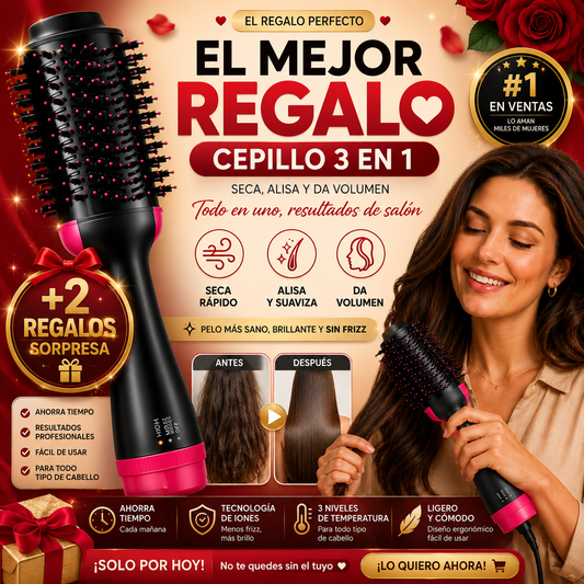 CEPILLO 3 EN 1 💖 (DUPE BABYLISS)